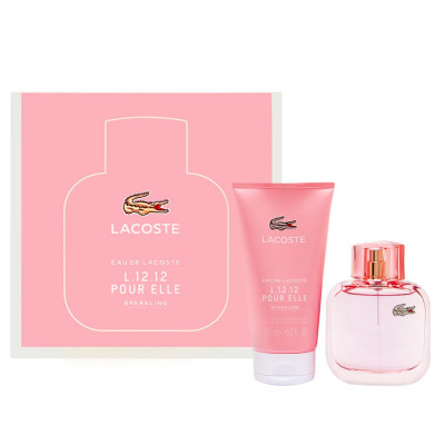 LACOSTE EAU DE LACOSTE L.12.12 EAU DE TOILETTE SPARKLING 90ML VAPORIZADOR + GEL DE BAÑO 150ML