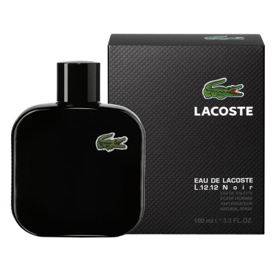 LACOSTE EAU DE LACOSTE L.12.12 EAU DE TOILETTE NOIR MEN 100ML VAPORIZADOR