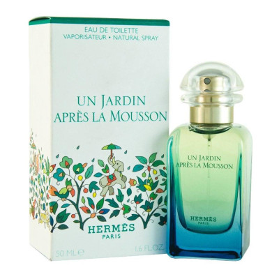 HERMES PARIS UN JARDIN APRES MOUSSON EAU DE TOILETTE 50ML VAPORIZADOR