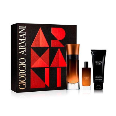 GIORGIO ARMANI CODE PROFUMO EAU DE PARFUM 110ML VAPORIZADOR + GEL DE BAÑO 75ML + MINIATURA 1U.