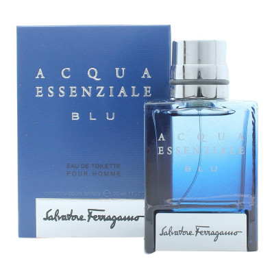 SALVATORE FERRAGAMO ACQUA ESSENZIALE BLU EAU DE TOILETTE POUR HOMME 30ML VAPORIZADOR