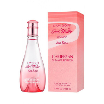 DAVIDOFF COOL WATER WOMAN SEA ROSE CARIBBEAN SUMMER EDITION EAU DE TOILETTE 100ML VAPORIZADOR