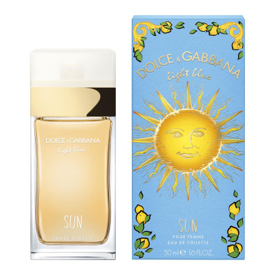 DOLCE & GABBANA LIGHT BLUE SUN EAU DE TOILETTE POUR FEMME 50ML VAPORIZADOR