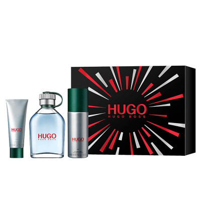 HUGO BOSS MAN EAU DE TOILETTE 125ML VAPORIZADOR + DESODORANTE 150ML VAPORIZADOR + GEL DE BAÑO 50ML