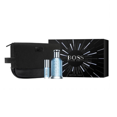 HUGO BOSS BOTTLED TONIC EAU DE TOILETTE 100ML VAPORIZADOR + SPRAY 8ML VAPORIZADOR + NECESER
