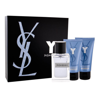 YVES SAINT LAURENT Y MEN EAU DE TOILETTE 60ML + GEL DE BAÑO 50ML + BALSAMO AFTER SHAVE 50ML