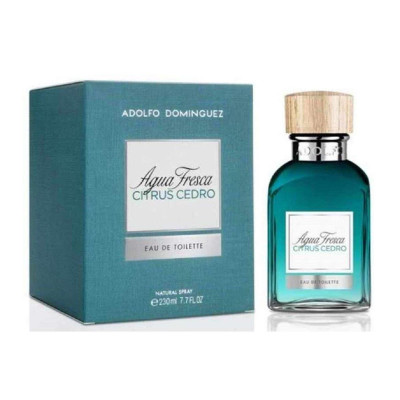 ADOLFO DOMINGUEZ AGUA FRESCA CITRUS CEDRO EAU DE TOILETTE 230ML VAPORIZADOR