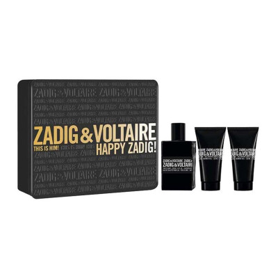 ZADIG&VOLTAIRE THIS IS HIM EAU DE TOILETTE 50ML VAPORIZADOR + GEL DE BAÑO 50ML + GEL DE BAÑO 50ML