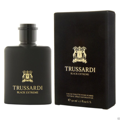 TRUSSARDI BLACK EXTREME EAU DE TOILETTE POUR HOMME 50ML VAPORIZADOR
