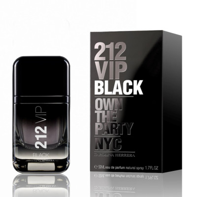 CAROLINA HERRERA 212 VIP BLACK EAU DE PARFUM 50ML VAPORIZADOR