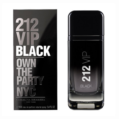 CAROLINA HERRERA 212 VIP BLACK EAU DE PARFUM 100ML VAPORIZADOR