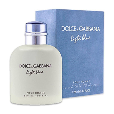DOLCE & GABBANA LIGHT BLUE POUR HOMME EAU DE TOILETTE 125ML VAPORIZADOR