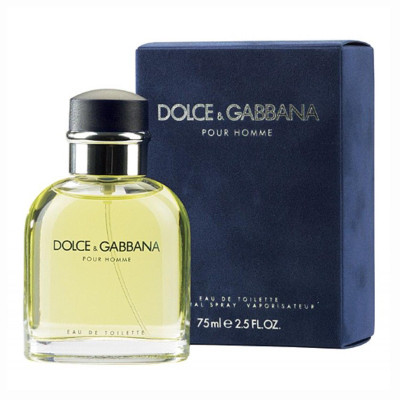 DOLCE & GABBANA POUR HOMME EAU DE TOILETTE 75ML VAPORIZADOR