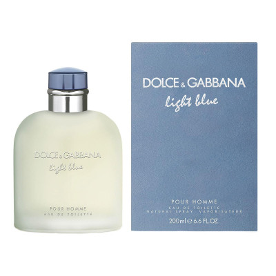 DOLCE & GABBANA LIGHT BLUE POUR HOMME EAU DE TOILETTE 200ML VAPORIZADOR