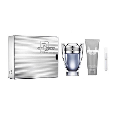 PACO RABANNE INVICTUS EAU DE TOILETTE 100ML + DESODORANTE 150ML VAPORIZADOR + MINIATURA 10ML