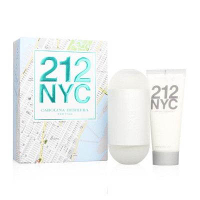 CAROLINA HERRERA 212 EAU DE TOILETTE 100ML VAPORIZADOR + LECHE CORPORAL PERFUMADO 100ML